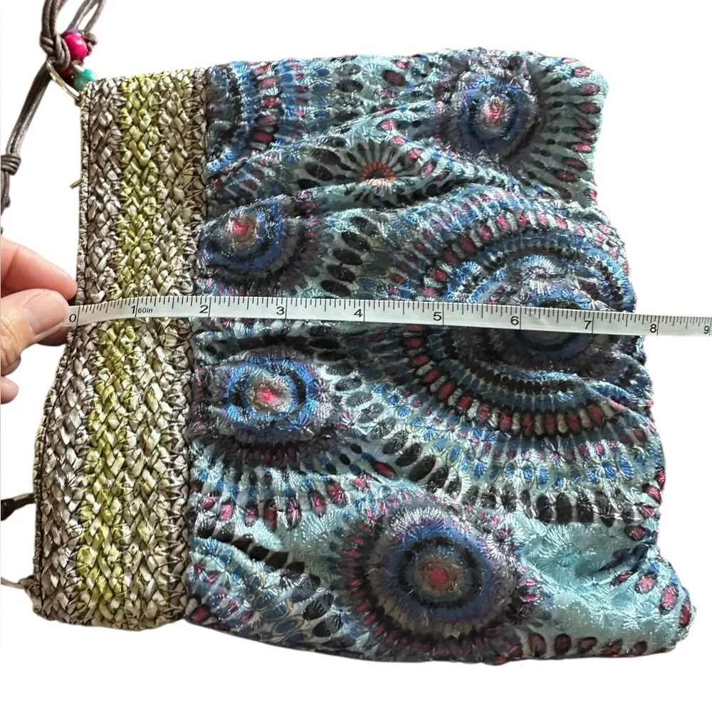 Boho Style Pouch Beaded Crossbody Purse